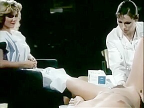 Squirting in latex gloves