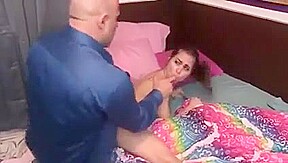 Step daddy gives satisfies her hormonal changes !