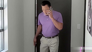 Step dads Bobby and Johnny splash their man goo on swapped daugters Kenna and Jenna