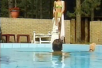 Stephanie In The Pool