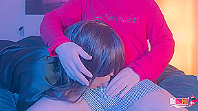 Stepson Fucked Me Deep In The Mouth, He Knew That I Was Faking And Put His Dick Deep In My Throat