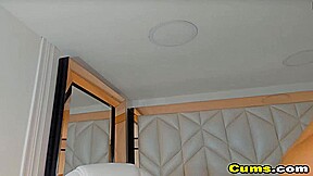 Striptease Babe Sucking Big Dildo Close Up