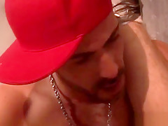 Stud picks up bottom before toying his ass