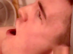 Stud picks up bottom before toying his ass
