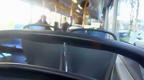 Sucking dick and fucking in public bus