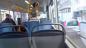 Sucking dick and fucking in public bus