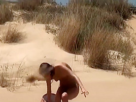 Sunbathing At Nudist Beach Two Couple Fuck