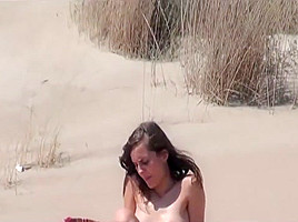 Sunbathing At Nudist Beach Two Couple Fuck