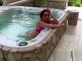 Super Hot teen 18+ In Jacuzzi  Mandy Gets Her Pussy Fucked Hard