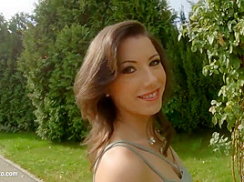 Super hot solo girl Kitty Saint masturbating on Give Me Pink gonzo style