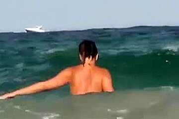 TROC Can't Live Without Spying A In Nature's Garb Beauty on Beach