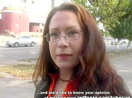 Taken into the throat in the car in plain sight for 100 bucks