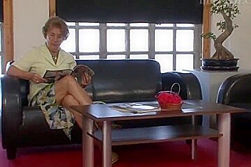 The Busty Granny Presented In Lingerie Shows How Much She Wants To Fuck To Enjoy With Her Lover