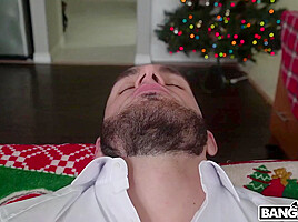 Threesome With My Girlfriend And Her Stepmom On Christmas E
