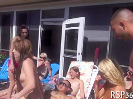 Thrilling teen 18+ orgy