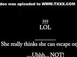 Tied teen 18+ thinks she can escape her Orgasm