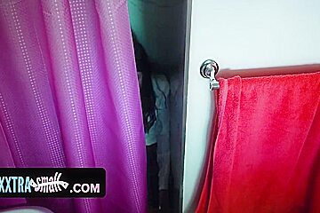 Tiny Fit Girl In Mini Skirts Summons Big Black Cock And Takes Huge Load On Her Face 15 Min