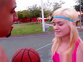 Tiny blonde Chloe Foster gets a hot fuck with Bruno