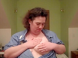 Ugly BBW Slut Plays with her Saggy Body - Enyo71