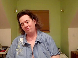 Ugly BBW Slut Plays with her Saggy Body - Enyo71