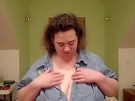 Ugly BBW Slut Plays with her Saggy Body - Enyo71