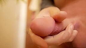Unloading this pretty cock 