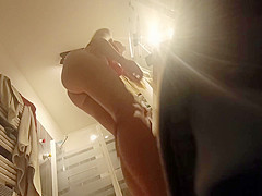 Voyeur bathroom hairy sis