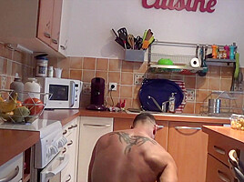 Webcam Fucked Bareback By Viktor Rom In The Kitchen - RawPornSpy