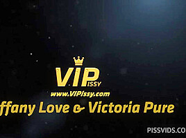Wet And Wild with Victoria Pure,Tiffany Love by VIPissy - PissVids