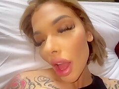 White Pretty Slut Fucks A Black Dick