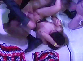 Wild teen 18+ Gangbang Party Orgy