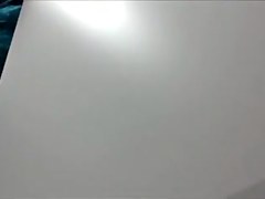 Woman in dressing room shows off cellulites booty