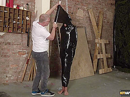 Wrapped In Plastic And Wanked – Kenzie Mitch And Sebastian Kane