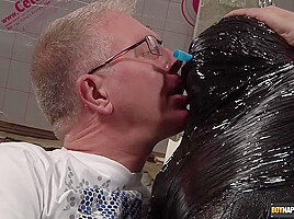 Wrapped In Plastic And Wanked - Kenzie Mitch And Sebastian Kane
