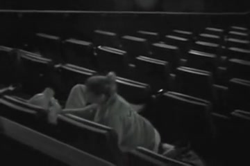 amateur couple in movie theater 2 getting horny