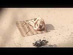 on public beach  Hot young couple sex1