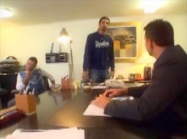 woman in latex gets anally punished by guys